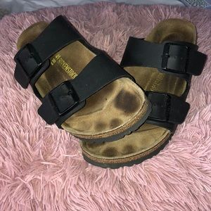 Black Arizona Birkenstocks